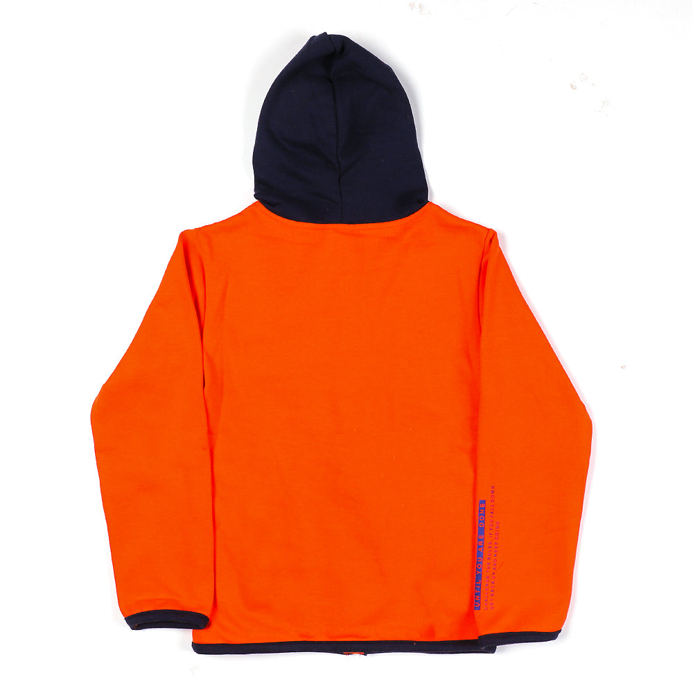 Don't Stop Jacket For Boys - Orange