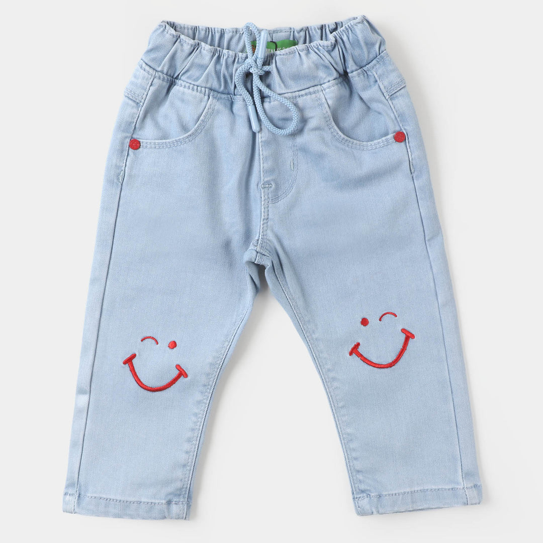 Infant Boys Pant Denim Smile - Ice Blue