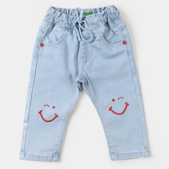 Infant Boys Pant Denim Smile - Ice Blue