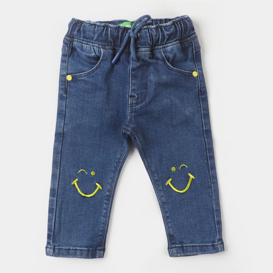 Infant Boys Pant Denim Smile - DARK BLUE