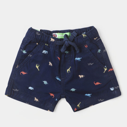 Infant Boys Cotton Short Dino - NAVY