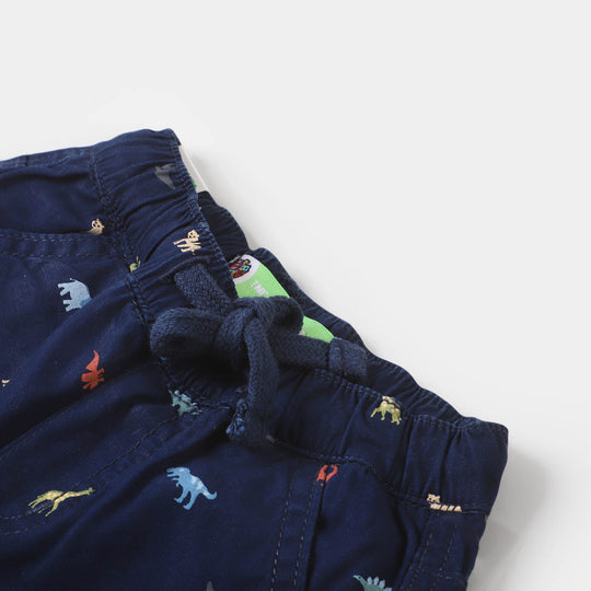 Infant Boys Cotton Short Dino - NAVY