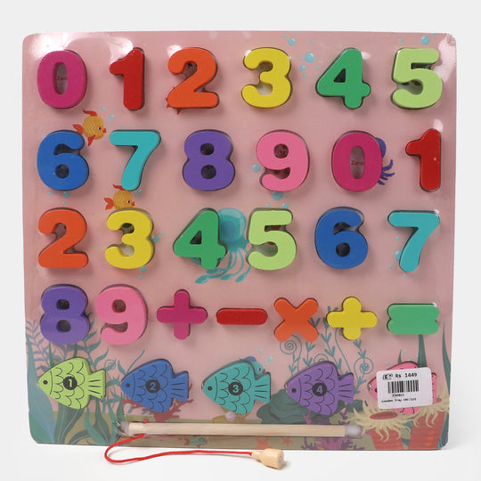 Educational Wooden Shape Alphabets Tray