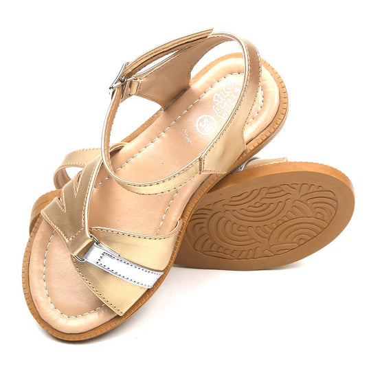 Girls Sandal 909-8 - Gold