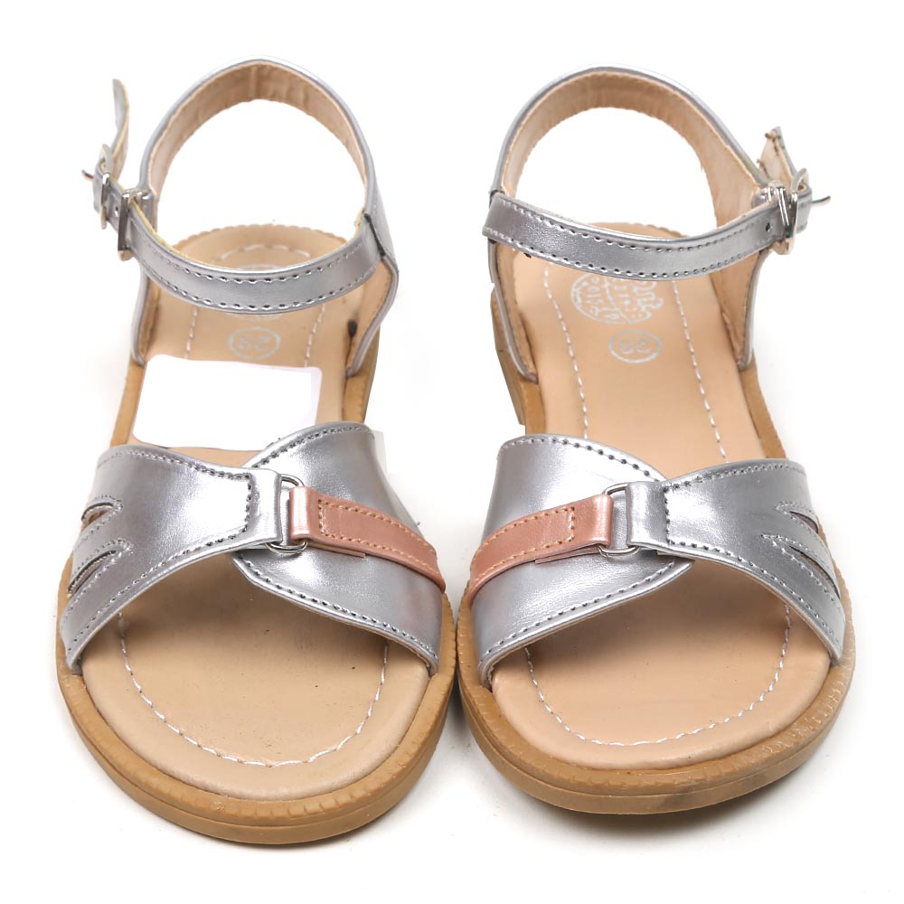 Girls Sandal 909-8 - SILVER