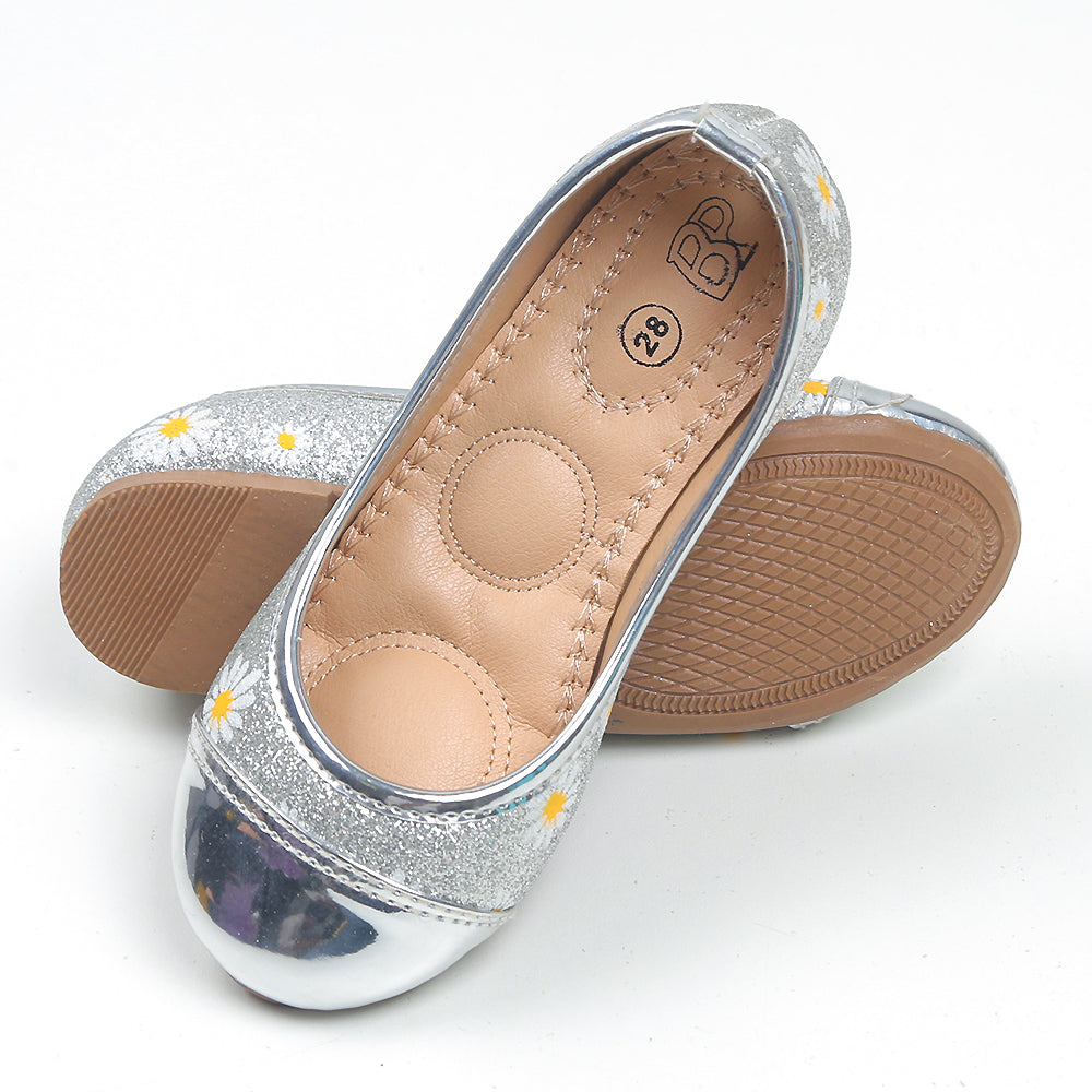 Casual Pumps For Girls - Silver