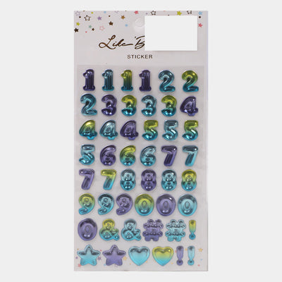 Numeric Stickers For Kids