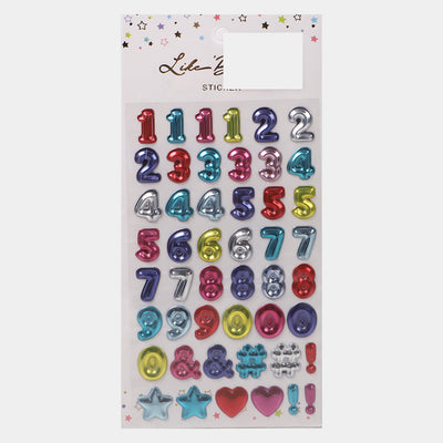 Numeric Stickers For Kids