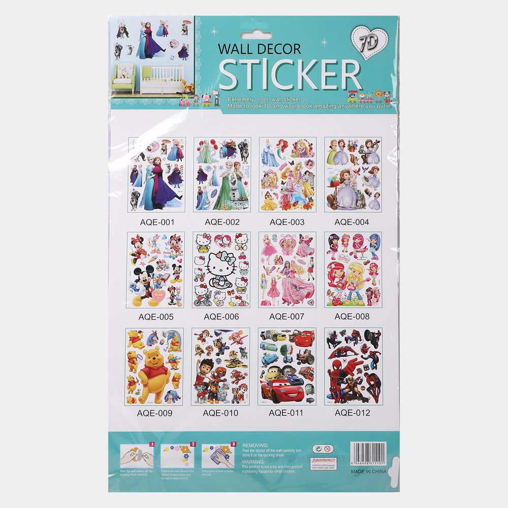 Characters Wall Stickers | Mix