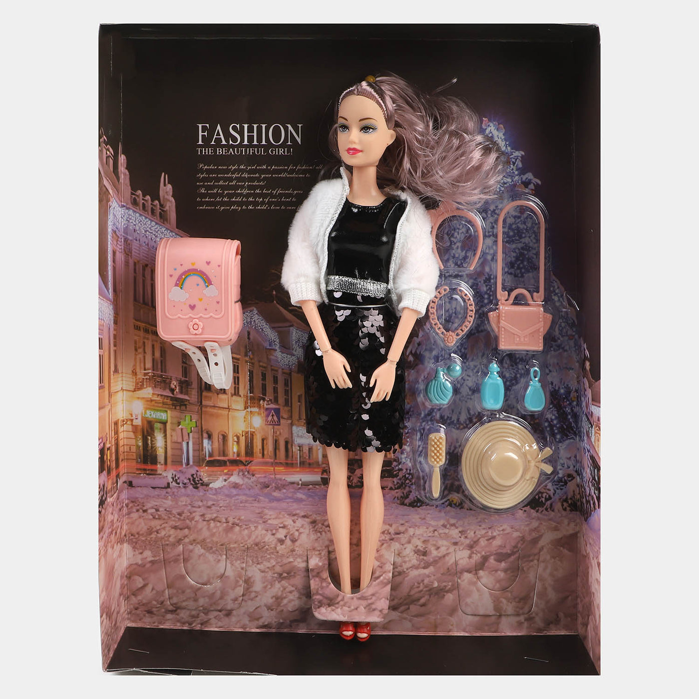 Fashion The Beautiful Doll Set Toy