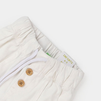 Infant Boys Cotton Pant Character- A/White