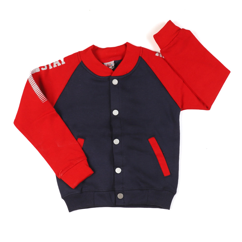 88 Knitted Jacket For Boys - Navy