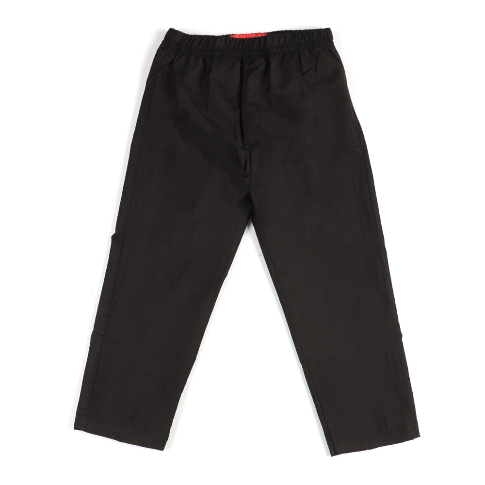 Infants Casual Plain Pajama For Boys - Black