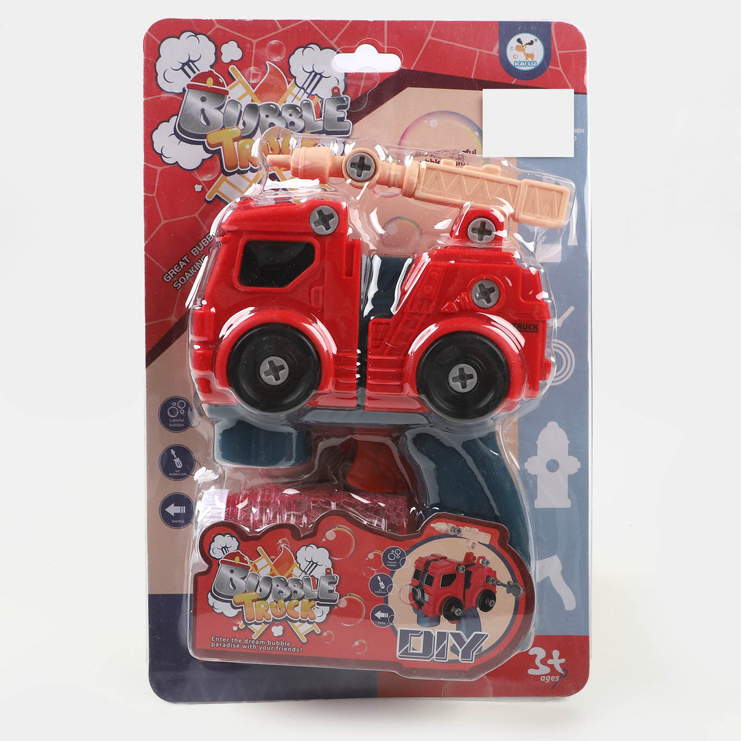 Fire Truck Bubble Shooting Toy