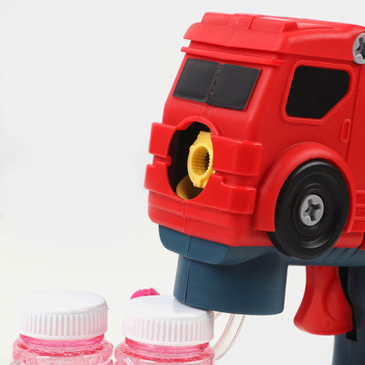 Fire Truck Bubble Shooting Toy