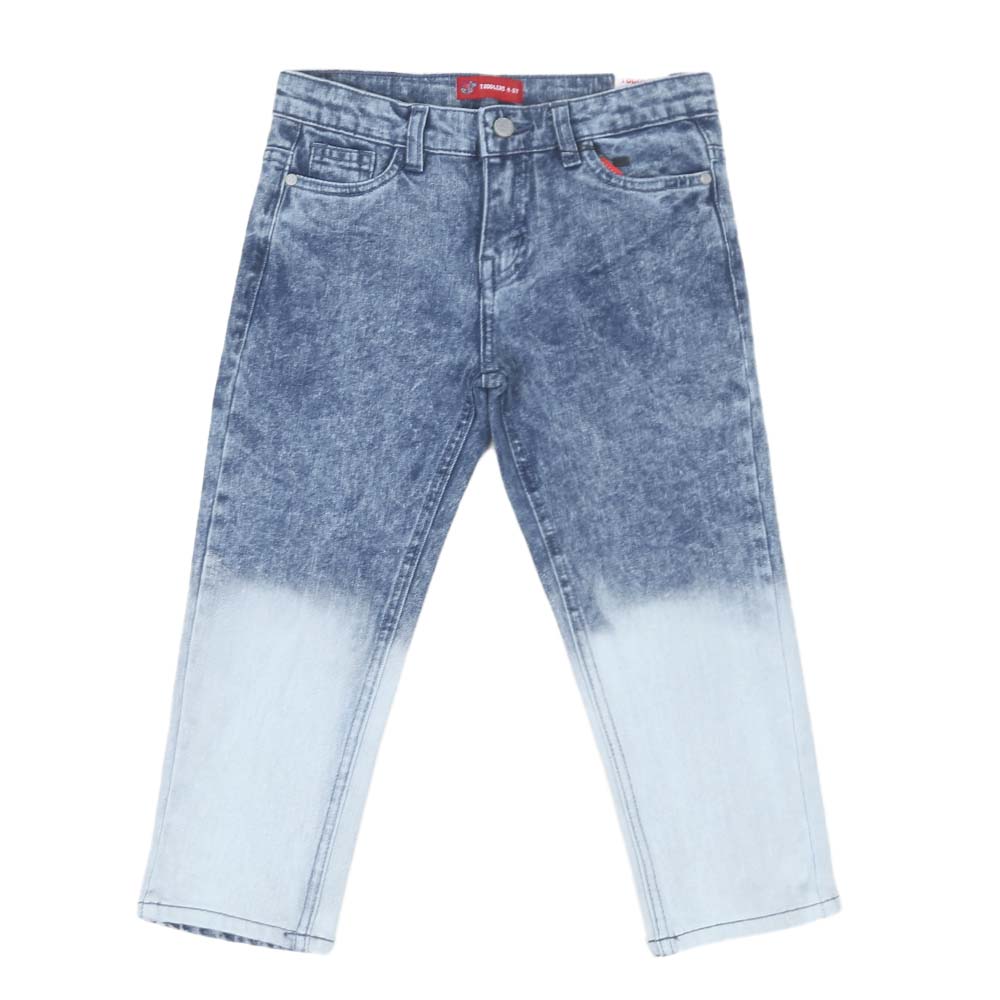 Dye Random Boys Pant Denim DIP - Mid Blue