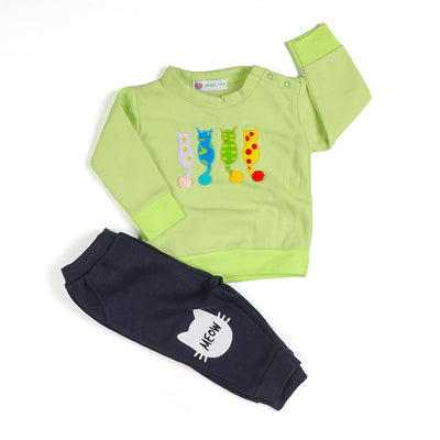Infant Girls 2 Pc Suit For  - Green