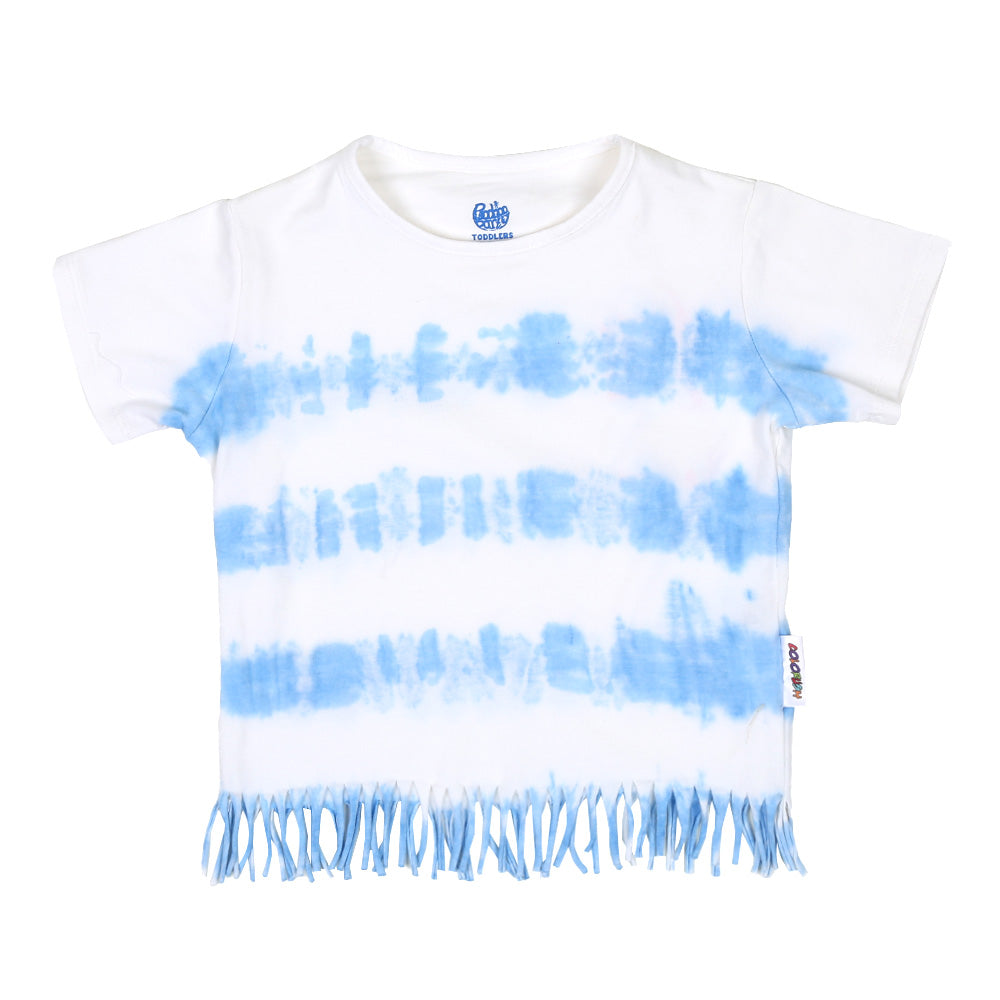 Girls T-Shirt Stripe - Tie & Dye