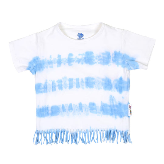 Girls T-Shirt Stripe - Tie & Dye