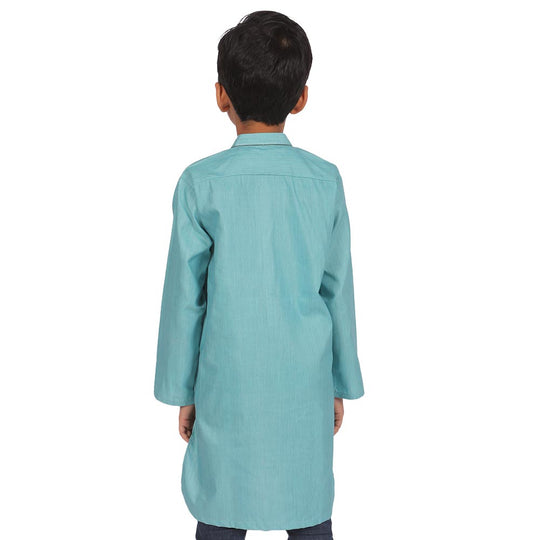 Boys Embroidered Kurta Running Stitch