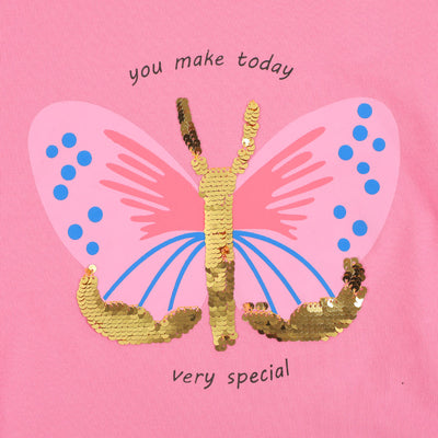 Girls T-Shirt Make Today Special - Pink