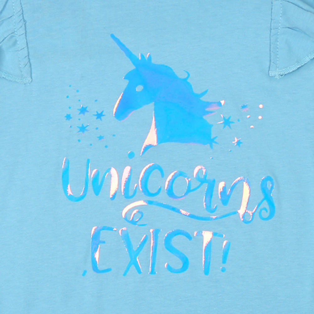 Girls T-Shirt H/S Exist - Light Blue