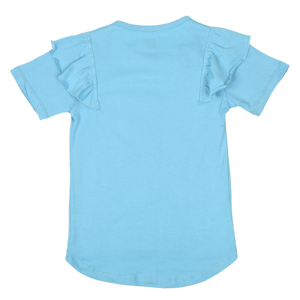 Girls T-Shirt H/S Exist - Light Blue