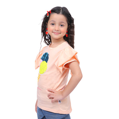 Girls T-Shirt Day Dream - Cream Puff