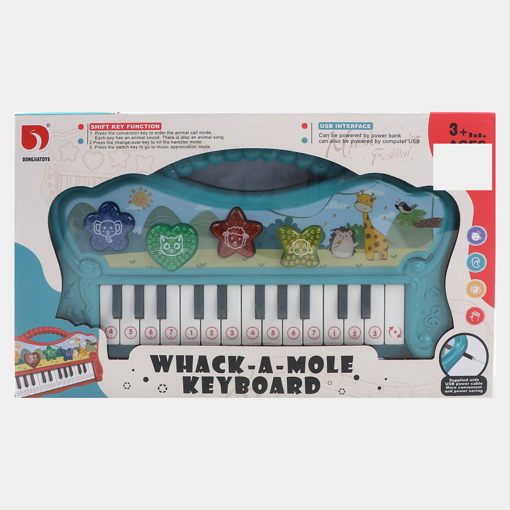 Whack-A-Mole Keyboard/Piano For Kids