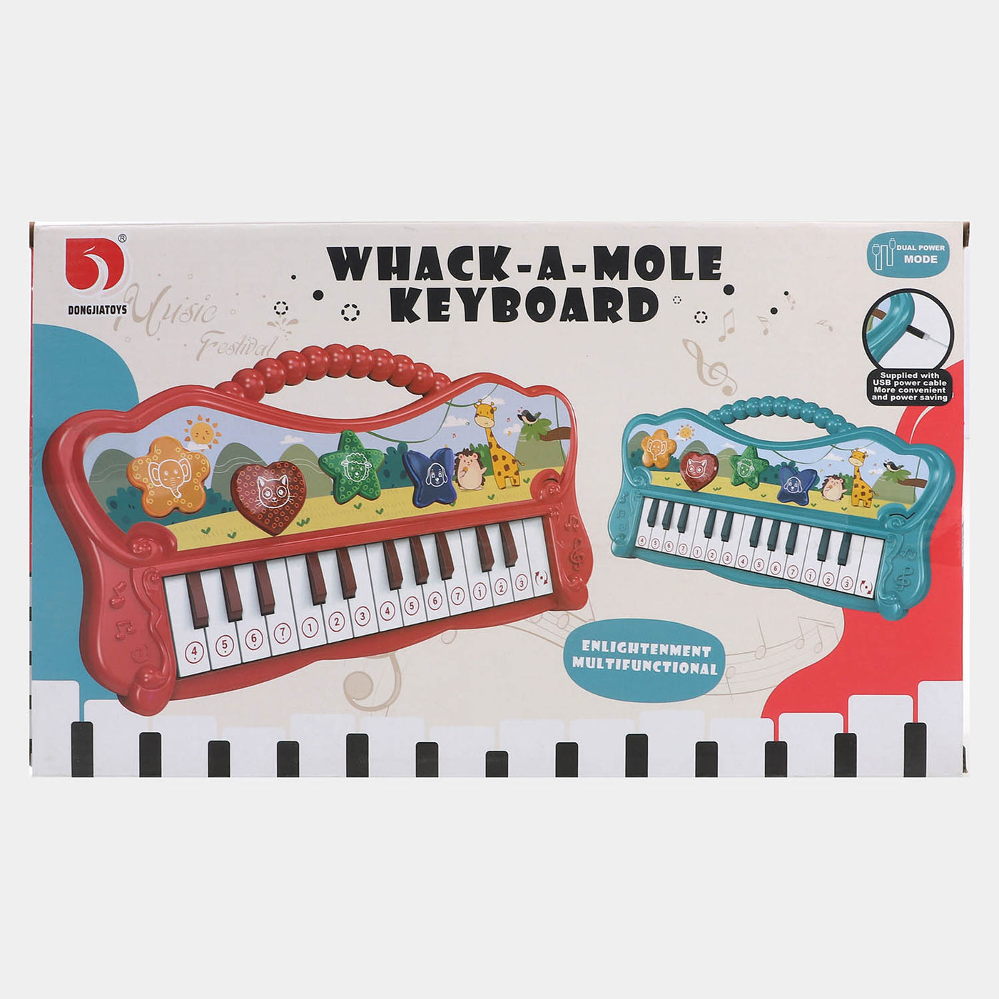 Whack-A-Mole Keyboard/Piano For Kids