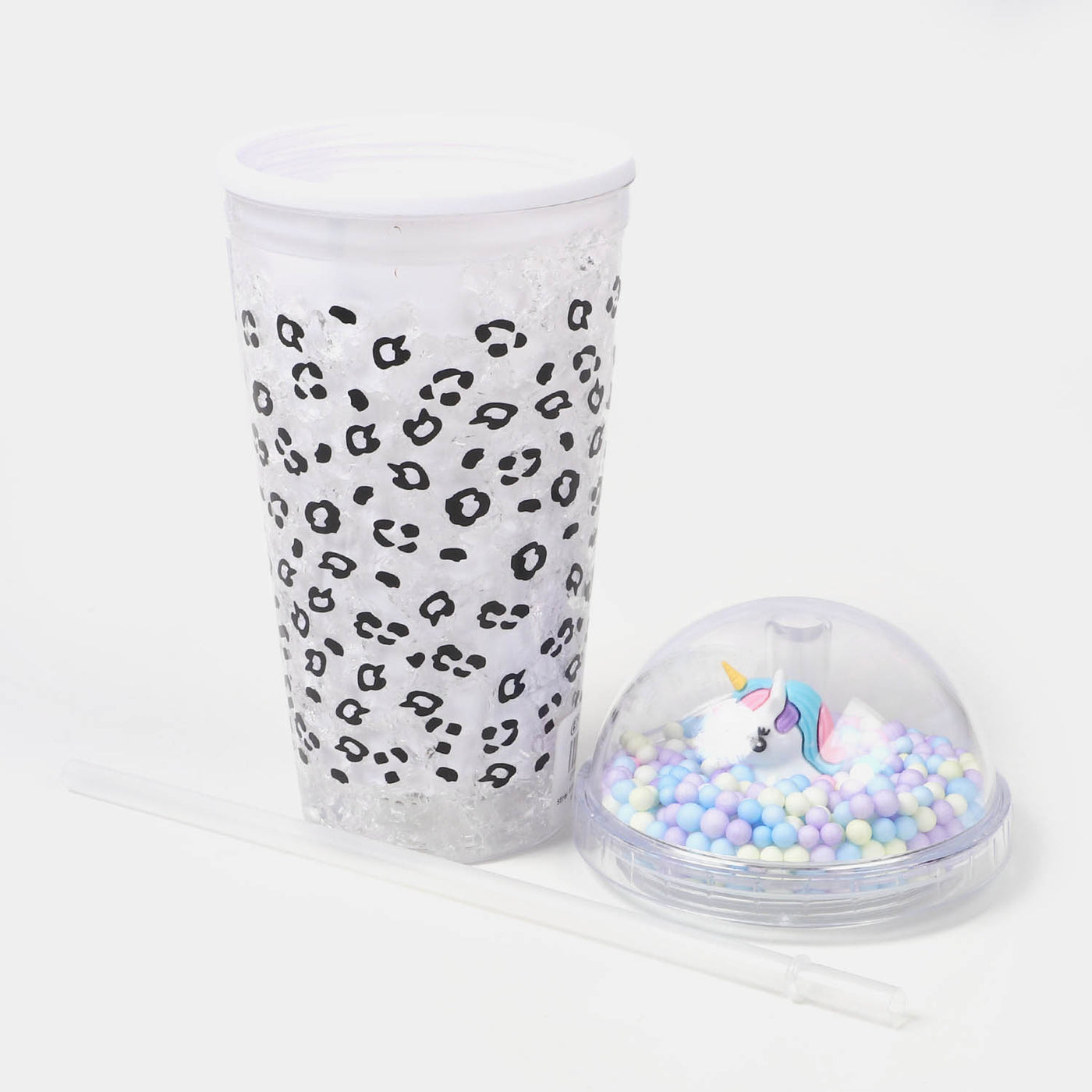 Straw Glass/Cup With Light For Kids