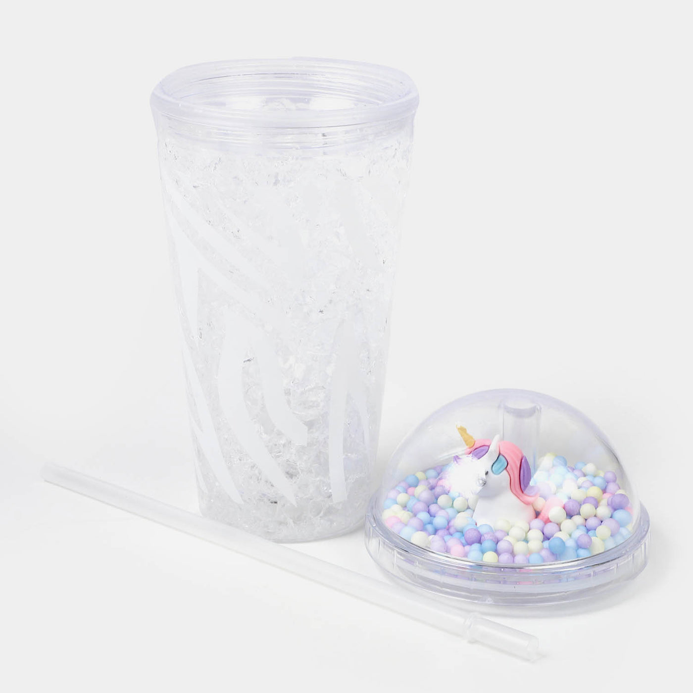 Straw Glass/Cup With Light For Kids