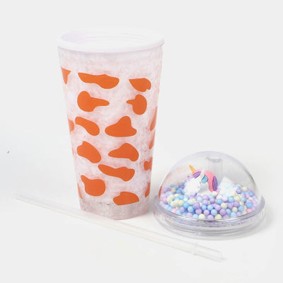 Straw Glass/Cup With Light For Kids