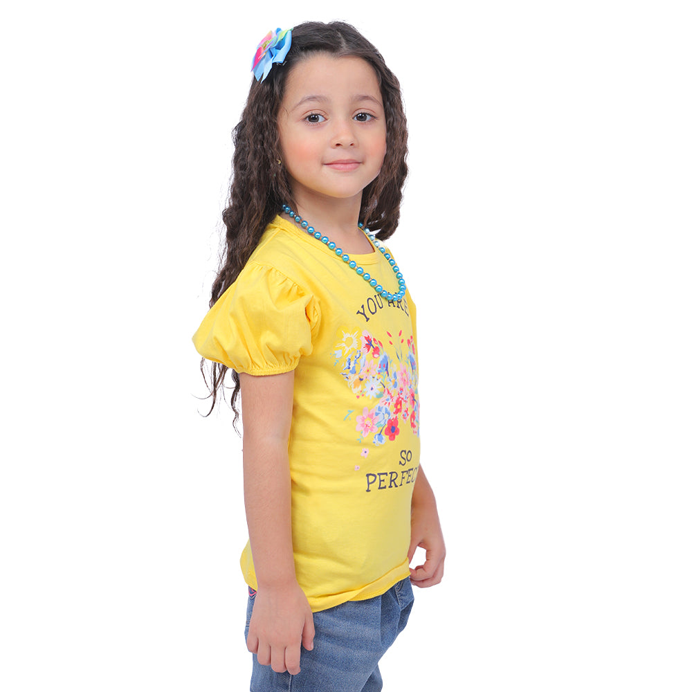 Girls T-Shirt Perfect - Citrus