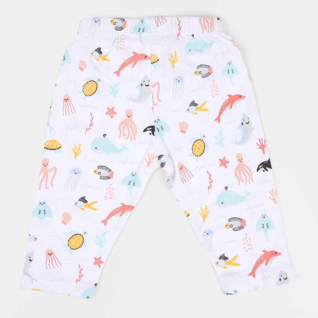 Infant Boys 10Pcs Set Marine - White