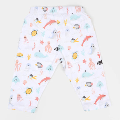 Infant Boys 10Pcs Set Marine - White