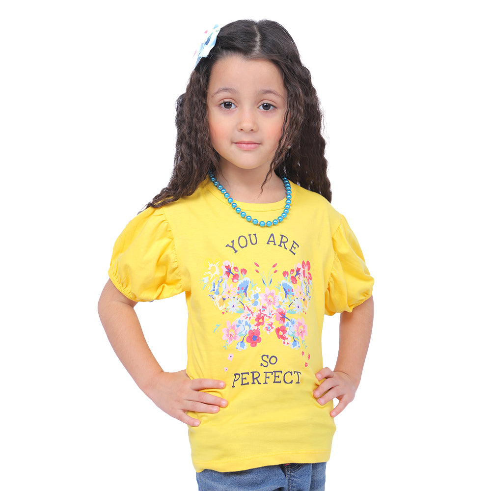 Girls T-Shirt Perfect - Citrus