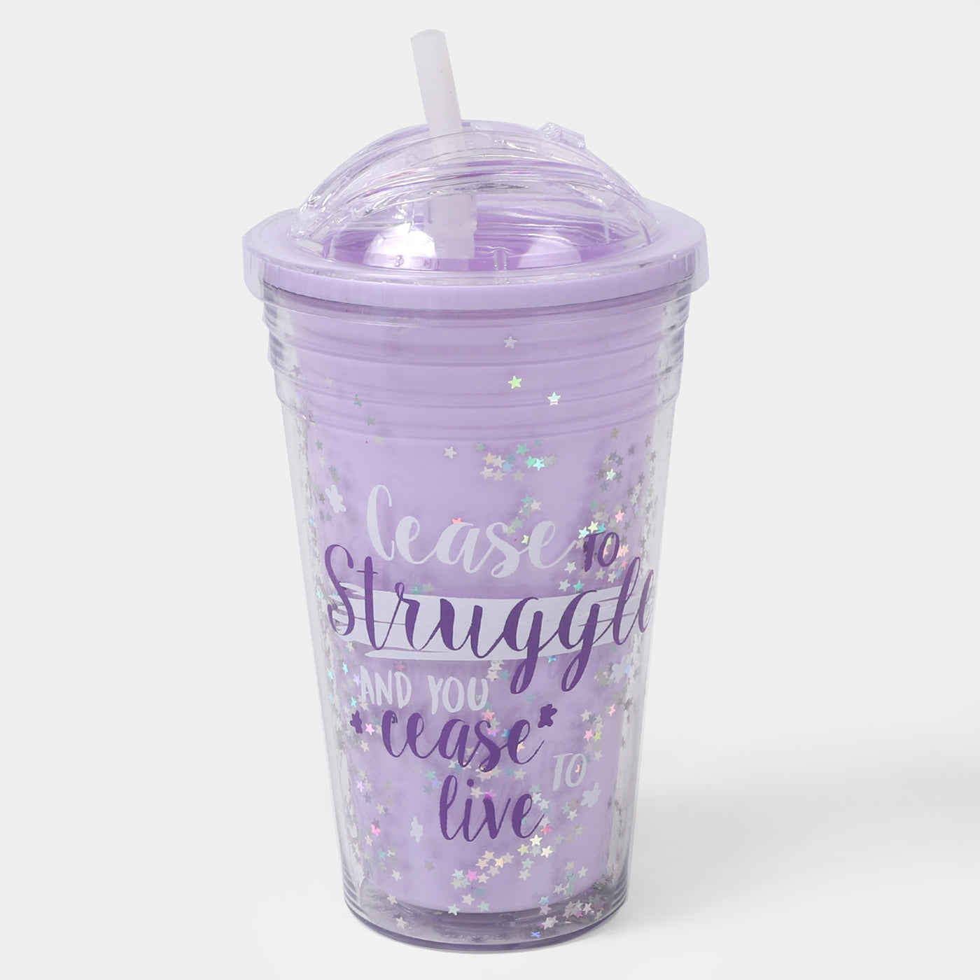 Fancy Straw Glass/Cup For Kids