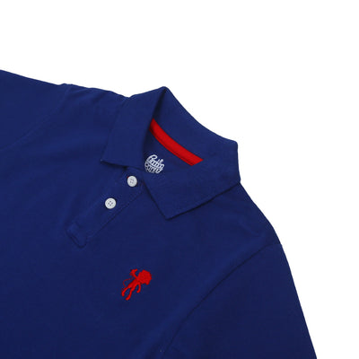 Boys Polo T-Shirt Basic - Navy