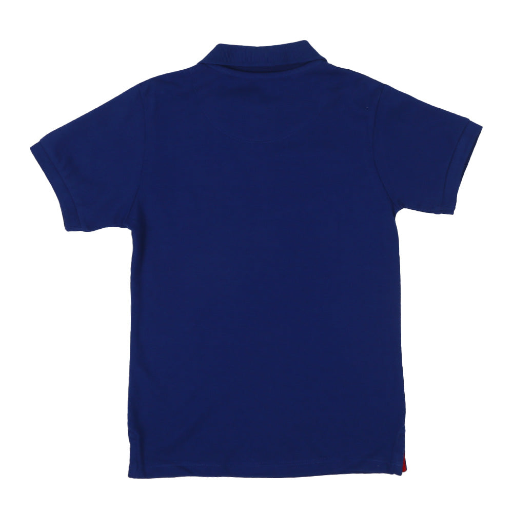 Boys Polo T-Shirt Basic - Navy