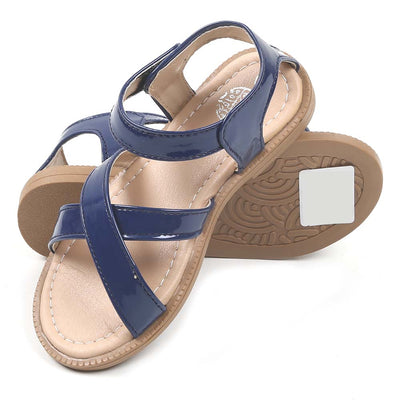 Girls Sandal 1201 - Navy