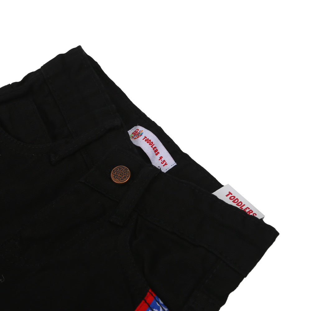 Boys Short Denim - Black