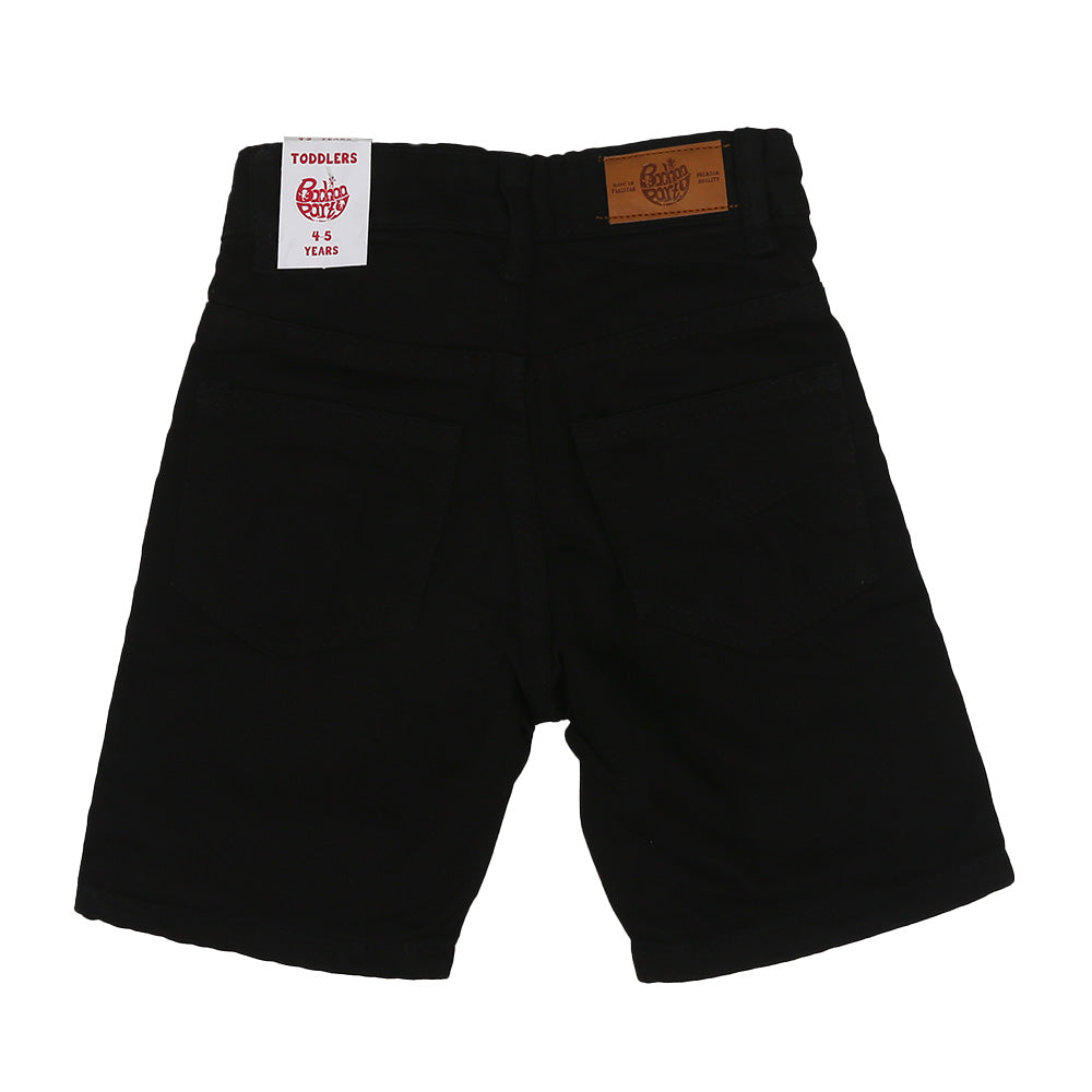 Boys Short Denim - Black