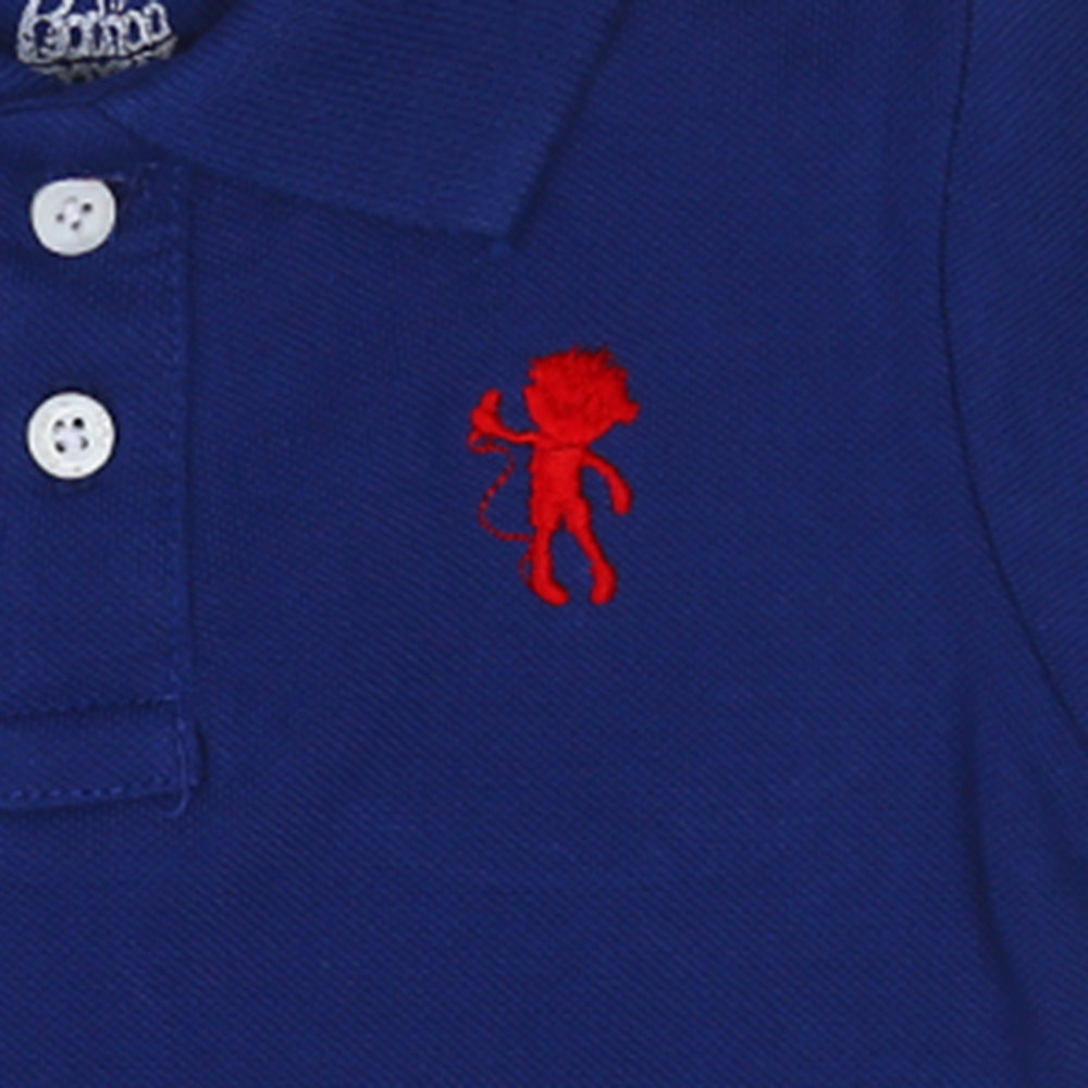 Infant Boys Polo Basic - Soda Lite