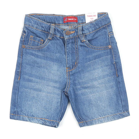 Boys Short Denim Basic Cc - Light Blue