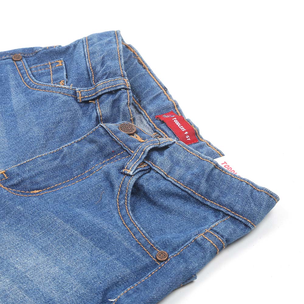 Boys Short Denim Basic Cc - Light Blue