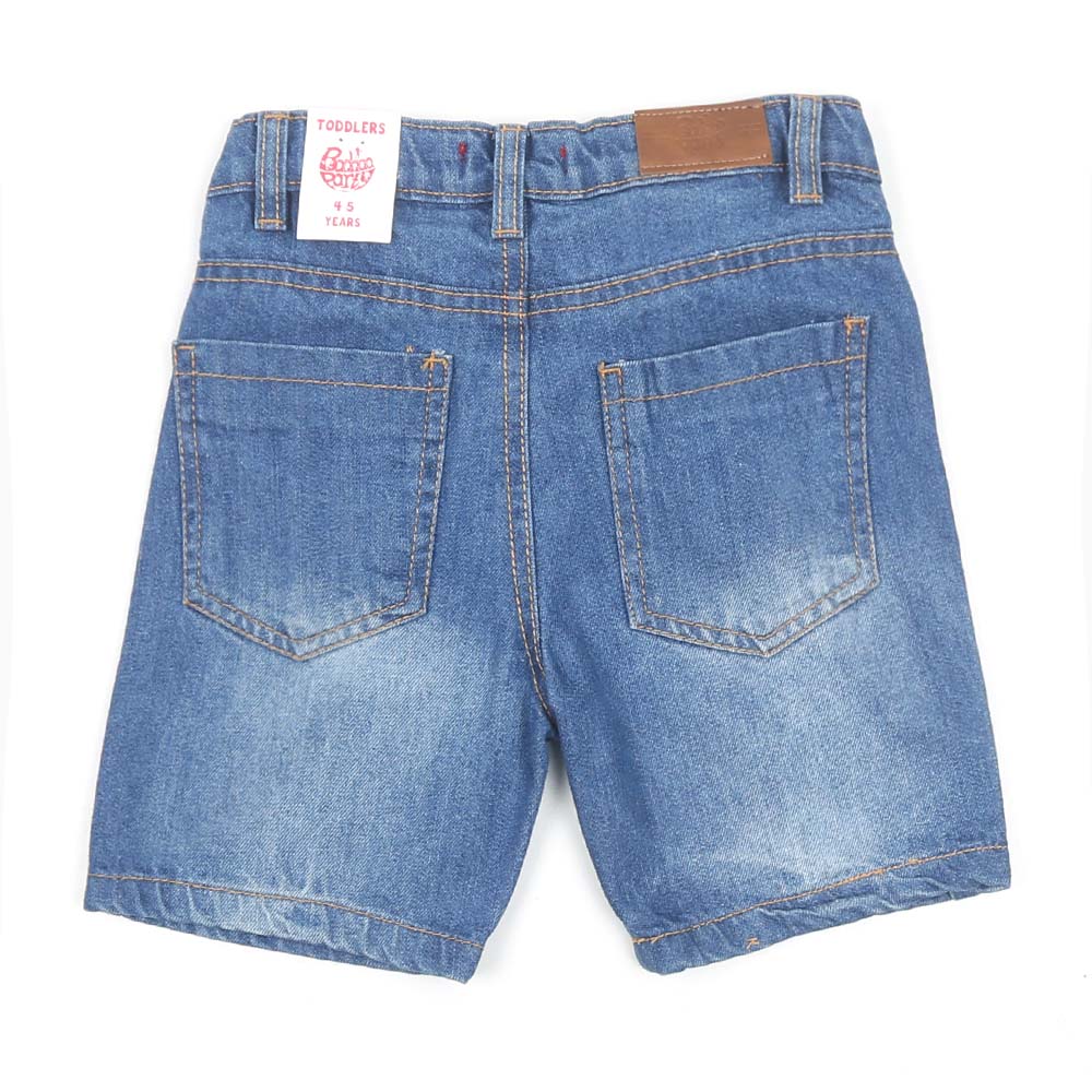 Boys Short Denim Basic Cc - Light Blue
