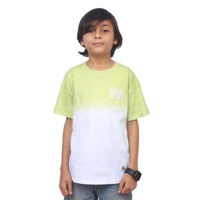 Boys T-Shirt H/S Ready To Chill - White