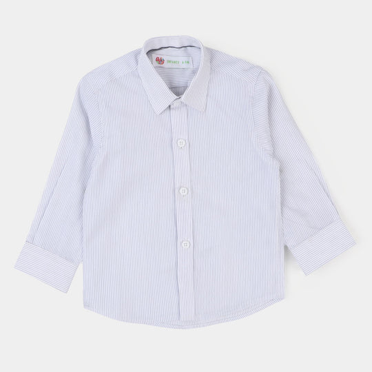 Infant Boys Casual Shirt- Light Grey