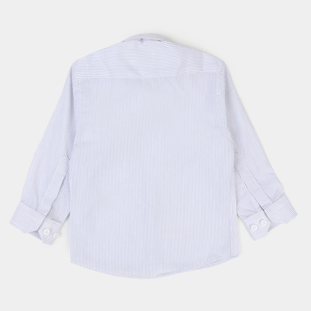 Infant Boys Casual Shirt- Light Grey